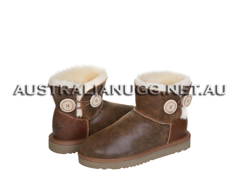 AUSTRALIAN UGG ORIGINAL Nappa Twin Button Mini ugg boots